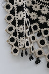 SWAYING/KNIT Embroidered Crochet Tank Top with Bandeau SW22SST58 White/Black
